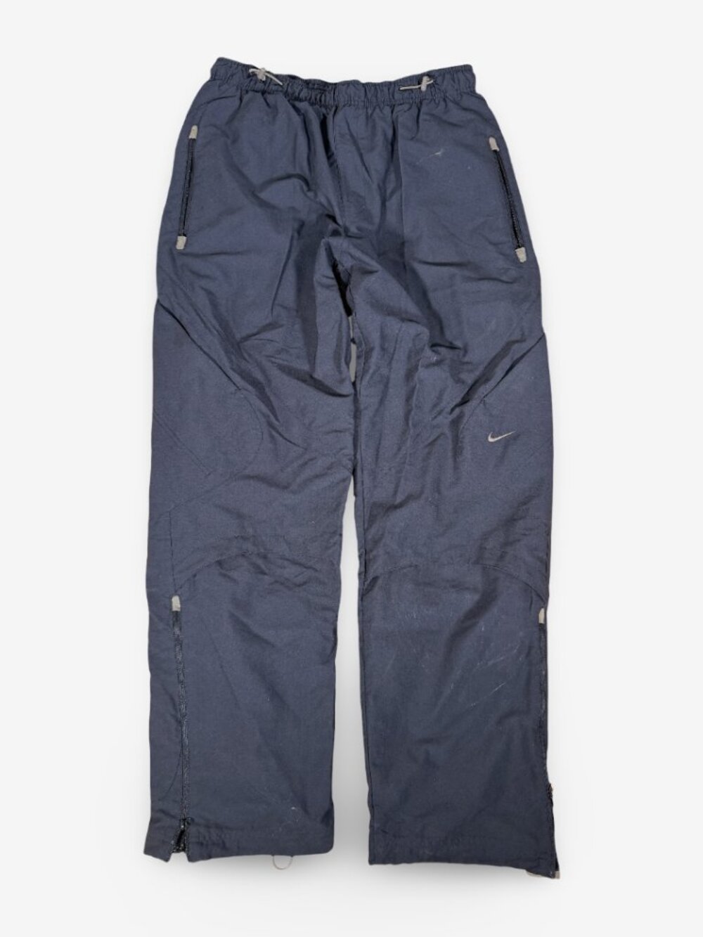 Nike Silver Tab Black Wide Leg Trackpants